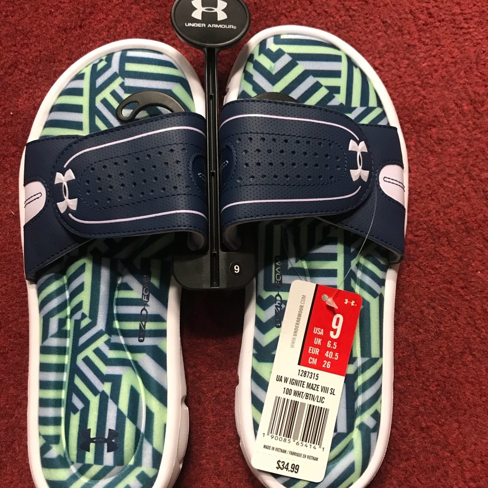 Under armour slides
